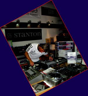 DJ-MB-Paradise beim Materialtest