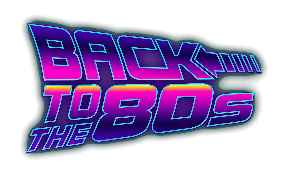 Freigestellte Retro-Party-Schriftgrafik in den Farben von DJ MB PARADISE